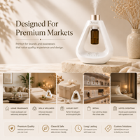 Diffuseur d'huiles essentielles de haute qualité HYGEA, diffuseur intelligent USB alimenté par batterie, aromathérapie sans eau, humidificateur d'air, appareil de diffusion de parfum
