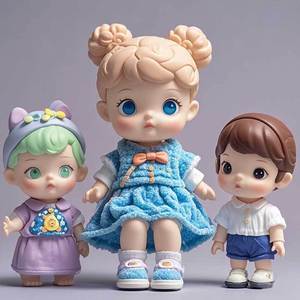 Juego de Muñecas Personalizadas, Lindas y Divertidas, de 15-30 cm, Figuras de Dibujos Animados de Plástico para Niñas de 8 a 13 Años - Product Image 3