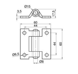 304 Stainless Steel Truck <b>Door</b> Hinge Type Hinge - Product Image 4