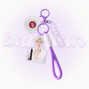 X48 Juego de 3 piezas de llaveros de acrílico de ídolos Kpop BT, figuras de CD, colgantes para cordón de teléfono, accesorios para bolsos de fans de JK, <span class=keywords><strong>Jimin</strong></span>, V, Suga, RM, J-Hope - Product Image 5