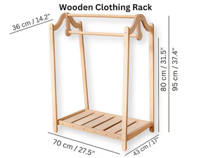 202407 Dressing Up Rail Placard Enfants <span class=keywords><strong>Porte</strong></span>-<span class=keywords><strong>Manteau</strong></span> <span class=keywords><strong>Montessori</strong></span> En Bois Enfants Vêtements Rack Élégant et Fonctionnel Toddler Garde-robe - Product Image 2