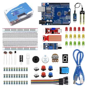 LAFVIN-Kit Básico de aprendizaje para estudiantes, Kit básico para arduino R3