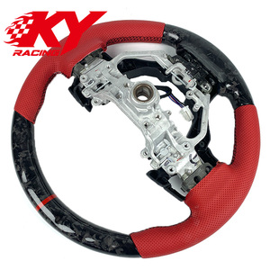Volant sport en fibre de carbone forgée compatible avec Lexus IS ES GS RX RCF NX Série 250 300 350 450h F-sport - Product Image 3