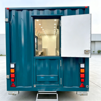 Trailer Jajanan Jalanan Tipe Kontainer Baru untuk Menjual Kopi, Burger, Kentang Goreng, Es Krim, BBQ, Bus, Truk Makanan Mobile, Sesuai Standar CE & DOT