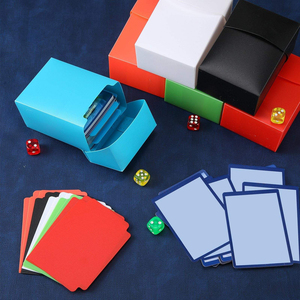 Y Y TCG Cards <b>Plastic</b> Eco-friendly Deck <b>Boxes</b> <b>Large</b> Capacity Storage for 80+ Cards Collectible Games Storage Organizer Colorful - Product Image 2