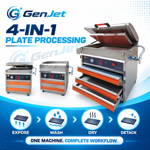 Máquina Flexográfica GenJet Cuatro en Uno para Fabricación de Placas con Exposición, Lavado, Secado y Despegado para Impresión de Etiquetas y Embalajes - Product Image 6