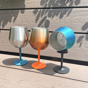 Regali di San Valentino 2026: Bicchiere da Vino in Acciaio Inox da 14oz dal Design Creativo, Tumbler Isolato per Champagne con Parti Rimovibili - Product Image 4