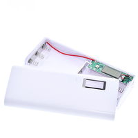 Módulo de Banco de Energía con Doble USB y 5x18650, Caja de Batería para Teléfono Inteligente, Cargador de Teléfono Móvil, Carcasa para DIY