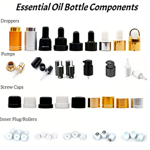 Flacon d'huile essentielle en <span class=keywords><strong>verre</strong></span> brun en gros avec bouchon compte-gouttes en colle noire, flacons d'échantillons vides pour utilisation agricole, fabriqué en inconnu - Product Image 3