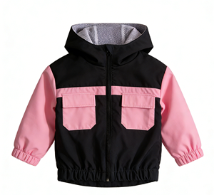 Veste d'hiver pour bébé sur mesure en gros, veste à manches longues pour garçon, vêtements d'extérieur avec fermeture éclair, <span class=keywords><strong>manteau</strong></span> pour garçon, coupe-vent bicolore - Product Image 6
