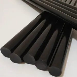 Высокое качество и высокая прочность 11 мм 7 мм черные термоплавкие клеи палочки