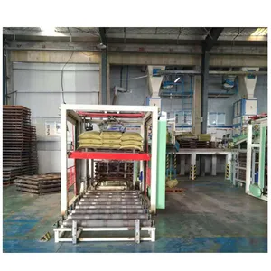 Automatically High Speed Cement Palletizer Machine High Level Flour Bag Palletizer