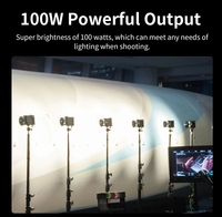 ZHIYUN MOLUS X100 100W COB LED lumières vidéo photographie éclairage lampe pour la prise de vue photographique en direct