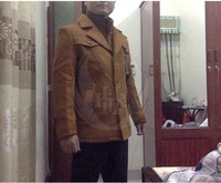 Nouveau manteau à la mode de haute qualité pour hommes avec col de marque Manteau à motif imprimé de grande taille à vendre