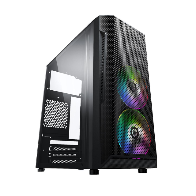 Hot Sale Desktop Acrylicy Design Computer Case Mid Tower Micro ATX and Hd Audio Gamer Computer Case for Desktop