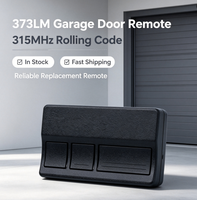 Télécommande de porte de garage à code roulant 315 MHz à 3 boutons pour ouvre-porte à clip 373LM