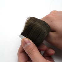 Extensions de cheveux naturels vierges à bandes adhésives invisibles, double épaisseur, cuticules alignées, Remy, extensions à bandes invisibles injectables