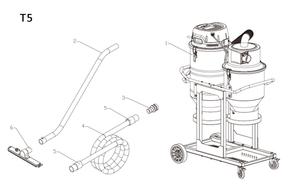 Extracteurs de poussière 240V, machine de nettoyage de sols en béton - Product Image 4