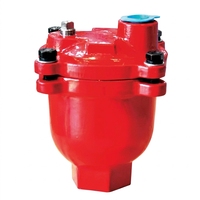 Vanne de purge d'air automatique Fivalco en fonte ductile, soupape de décharge 200 PSI à commande manuelle avec structure à bille pour fluides aqueux, extrémités filetées