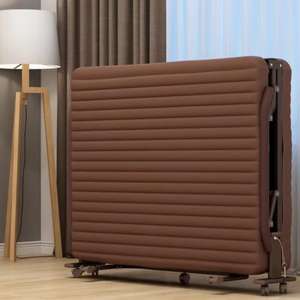 <span class=keywords><strong>Lit</strong></span> <span class=keywords><strong>double</strong></span> pliant <span class=keywords><strong>en</strong></span> métal de style moderne, gain de place, mobilier de chambre réglable avec fonction extensible - Product Image 6