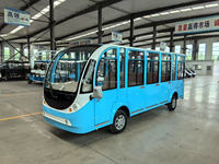 Bus de tourisme électrique Renqi Hotel Park 8 places 72V/4kW AC, couleur personnalisée, frein à disque double hydraulique, étanche