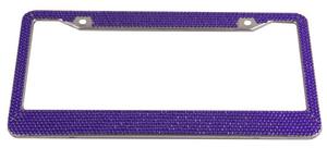 Venta caliente Diamond Bling Crystal Rhinestone <span class=keywords><strong>Handiwork</strong></span> Metal US Car License Plate Frame - Product Image 6