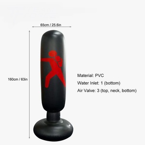 Mới bảo vệ đổ xô <span class=keywords><strong>Inflatable</strong></span> đấm bốc cột chuyên nghiệp miễn phí đứng đấm tập thể dục - Product Image 3