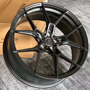 Nuevo Diseño de Última Generación, Ruedas Forjadas de Aluminio de 18-21 Pulgadas, Diseño Multirradio Negro de 30 mm para Autos de Lujo, Ajuste Universal - Product Image 4