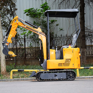 Hot Shopping Mini Excavadora Farm Nueva Micro excavadora sobre orugas de 1,2 toneladas con varios accesorios Mini Excavadora hidráulica para jardín - Product Image 4