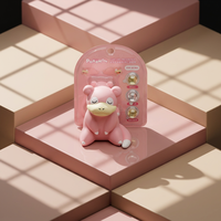 Diffuseur de parfum pour voiture Pokemon Mini Slowpoke en plastique à fixation sur grille d'aération, à évaporation naturelle, motif dessin animé, pour véhicule