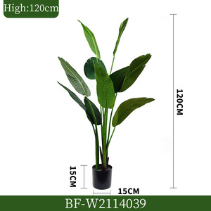 批发现代绿色人工槟榔棕榈树植物室内外花园装饰植物在线销售 - Product Image 4
