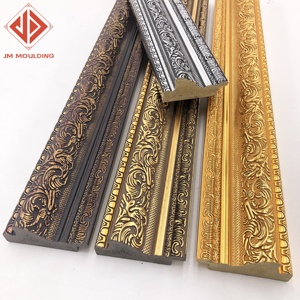 57*23mm Embossed Flower Plastic Picture Photo <strong>Frame</strong> Moulding for Mirror <strong>Frame</strong> <strong>Cheap</strong> Price - Product Image 1
