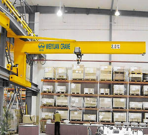 Grue murale de 200 kg, 500 kg, 1000 kg, commande suspendue, palan à chaîne électrique, levage manuel, rotation, grue murale - Product Image 4