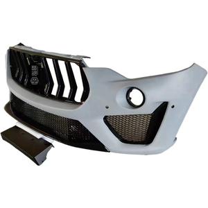 Rejilla de labio de parachoques delantero de coche para <span class=keywords><strong>2022</strong></span> Maserati <span class=keywords><strong>Levante</strong></span> Trofeo Kit de carrocería de rendimiento de cara delantera - Product Image 2