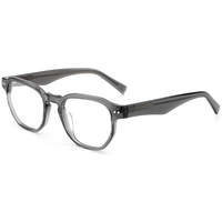 Monture de lunettes hexagonale rétro Elan Optical YB6605 en acétate unisexe, vente chaude, écologique, directement de l'usine