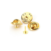 Bissza – Attaches pour épingles papillon, base ronde en métal avec pointes pour badges, broches, accessoires de bricolage