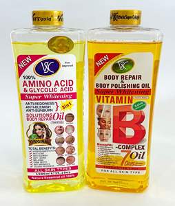 Venta caliente 100% Nature Super Blanqueamiento Aceite Piel Medio fundido Anti-Envejecimiento Eliminación de manchas oscuras Aminoácidos Aceite de masaje aclarante - Product Image 1