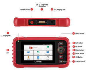 Miễn Phí Vận Chuyển Máy Quét OBD2 LAUNCH X431 CRP129X Dụng Cụ Chẩn Đoán Máy Quét <span class=keywords><strong>TMPS</strong></span> Crp 129x Dụng Cụ Chẩn Đoán Obd2 - Product Image 3