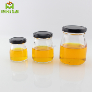 Bán Buôn Rõ Ràng Vòng <span class=keywords><strong>Glass</strong></span> Mứt Jar Nhỏ <span class=keywords><strong>Mini</strong></span> 50Ml Mật Ong Mayonnaise Sô Cô La Thực Phẩm Kẹo Lưu Trữ Container Lọ Với Nắp - Product Image 4