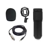 Microphone à condensateur de studio Bm 800, microphone Bm 800, carte son C1 et USB, enregistrement sur ordinateur de bureau pour YouTube et podcast