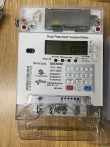 単相分割型STSキーパッド式電気メータープリペイドKWhメータースマートメーター（顧客インターフェースユニット付き） - Product Image 2