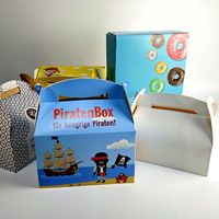 Boîte à gâteau en chocolat personnalisée en lot d'usine, boîte à gâteau d'anniversaire pour l'emballage dans les boulangeries