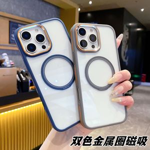 เคสแม่เหล็กใสชาร์จไร้สายสำหรับ iPhone 16 15 14 13 12 11 Pro Max PLUS ที่ป้องกันเลนส์โลหะแข็งฝาครอบกันกระแทก - Product Image 2