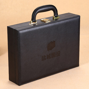 Wetrust Real Estate Delivery Key Box Maletín de cuero PU <span class=keywords><strong>con</strong></span> publicidad para entrega de maletas y propósito de regalo - Product Image 3