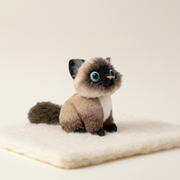 Nouveauté 2026 : Jouets en peluche promotionnels pour enfants, animaux de la jungle, chats en peluche, pour le confort et le soulagement du stress, cadeau pour machine à griffes