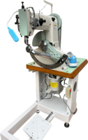 Machine à coudre motorisée XC-168 pour coutures latérales et bordures de semelles de chaussures, compatible 380V/220V