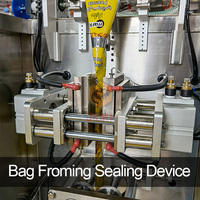 Machine d'emballage automatique de sachets irréguliers pour crème et gel, machine d'emballage de sachets de crème cosmétique, machine d'emballage de sachets de gel pour boissons