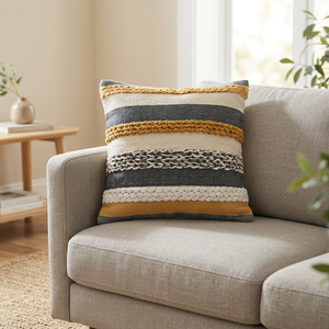 Housse de coussin décorative pour la décoration de la maison, 60% coton, 25% polyester, 15% autres fibres - Product Image 2
