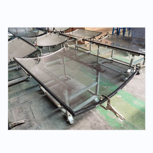 โรงงาน Autoclave แก้วโค้งเคลือบแผงกระจกนิรภัยโค้งหลายโค้งและรูปทรงโค้งคู่เดียว - Product Image 2