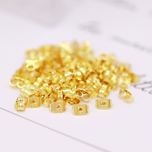 18K Gold Plated Sterling Silver Butterfly <b>Stud</b> <b>Earrings</b> For Everyday Wear Unisex Jewelry Set - Product Image 2